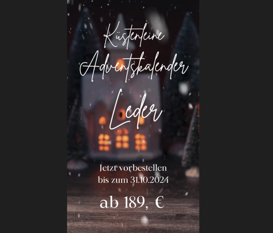 Adventskalender Leder Set 2024