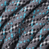 Tartan Grau/Blau 6mm